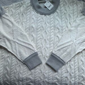 Free People Oversized Cable Sweater